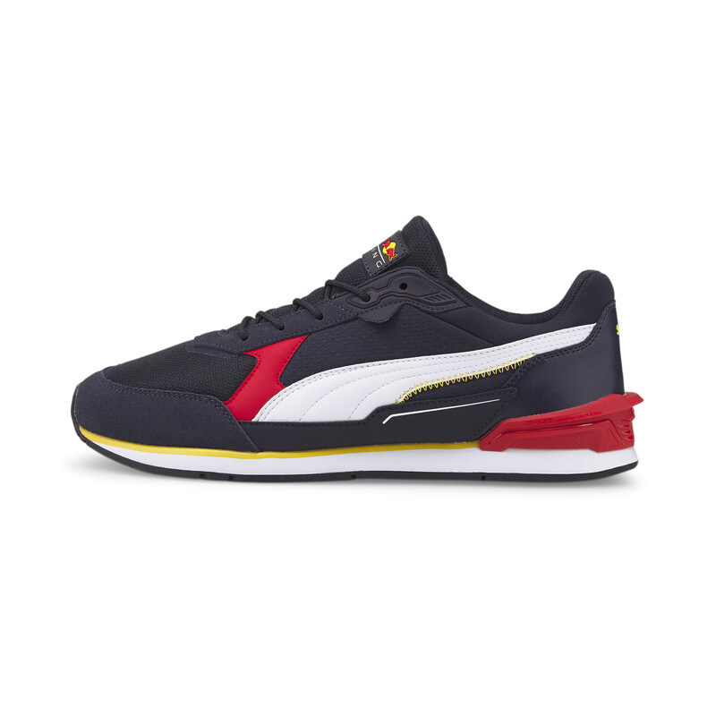 

Men's PUMA Red Bull Racing Low Racer Unisex Sneakers, White/black/red