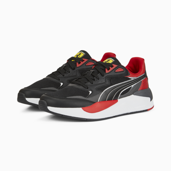 Scuderia Ferrari X-Ray Speed Motorsport Shoes, PUMA Black-Asphalt-Rosso Corsa, large-MEX