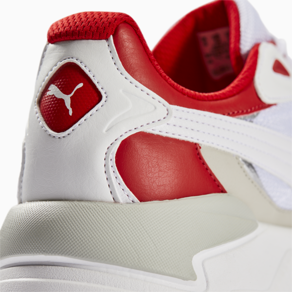 Tenis de automovilismo Scuderia Ferrari X-Ray Speed, PUMA White-Gray Violet-Rosso Corsa, large-MEX