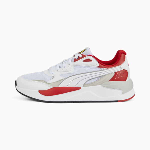 Tenis de automovilismo Scuderia Ferrari X-Ray Speed, PUMA White-Gray Violet-Rosso Corsa, large-MEX