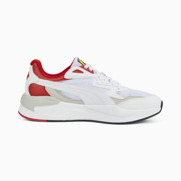 Tenis de automovilismo Scuderia Ferrari X-Ray Speed, PUMA White-Gray Violet-Rosso Corsa, large-MEX