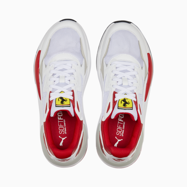 Tenis de automovilismo Scuderia Ferrari X-Ray Speed, PUMA White-Gray Violet-Rosso Corsa, large-MEX