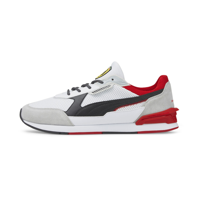 

Men's PUMA Scuderia Ferrari Low Racer Motorsport Unisex Sneakers, White/black/red