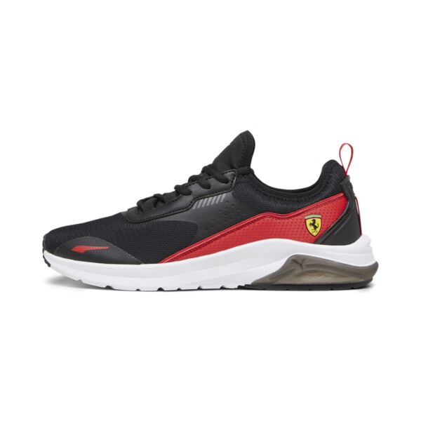 Zapatillas Ferrari Electron E, PUMA Black-Rosso Corsa-PUMA White, swatch-ARG