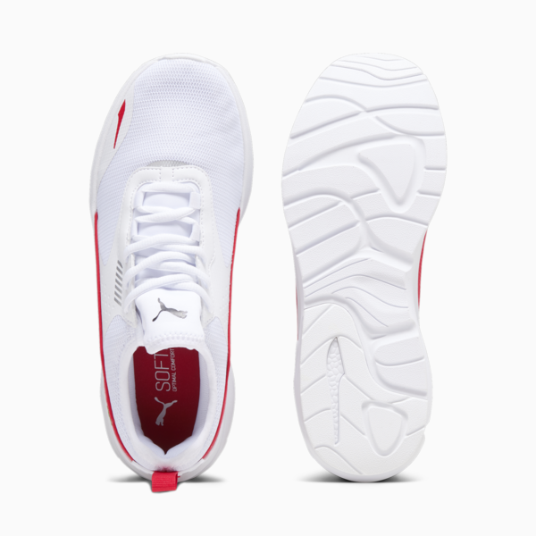 Zapatillas Ferrari Electron E, PUMA White-Rosso Corsa-PUMA White, large-ARG