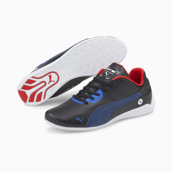 BMW M Motorsport Drift Cat Delta Motorsport Shoes, Puma Black-Estate Blue, large-ZAF
