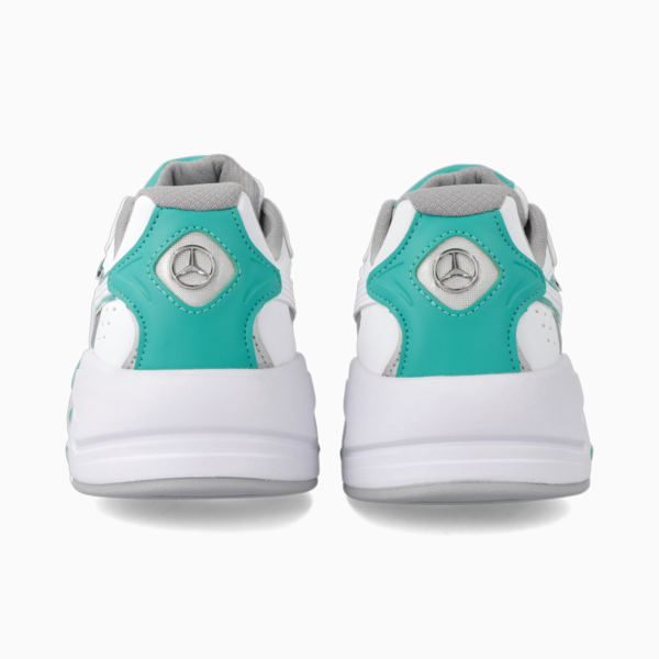 Mercedes F1 X-Ray Speed Motorsport Shoes, Puma White-Spectra Green, large-ZAF