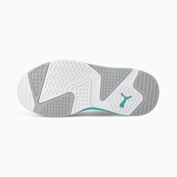 Mercedes F1 X-Ray Speed Motorsport Shoes, Puma White-Spectra Green, large-ZAF