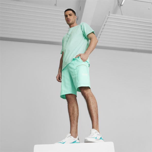 Mercedes F1 X-Ray Speed Motorsport Shoes, PUMA White-Spectra Green-PUMA Silver, large-ZAF