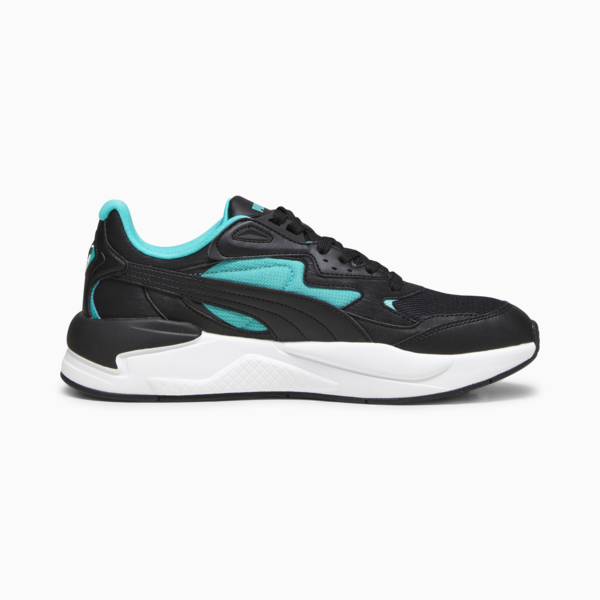 Mercedes F1 X-Ray Speed Motorsport Shoes, PUMA Black-Spectra Green-PUMA White, large-ZAF