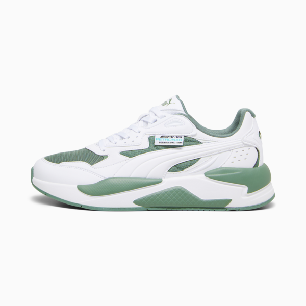 Mercedes F1 X-Ray Speed Motorsport Shoes, PUMA White-Eucalyptus, large-ZAF