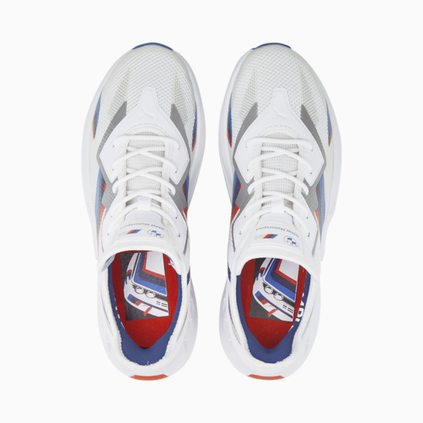 BMW M Motorsport Maco SL Reborn Motorsport Shoes, Puma White-Strong Blue-Fiery Red, large-ZAF
