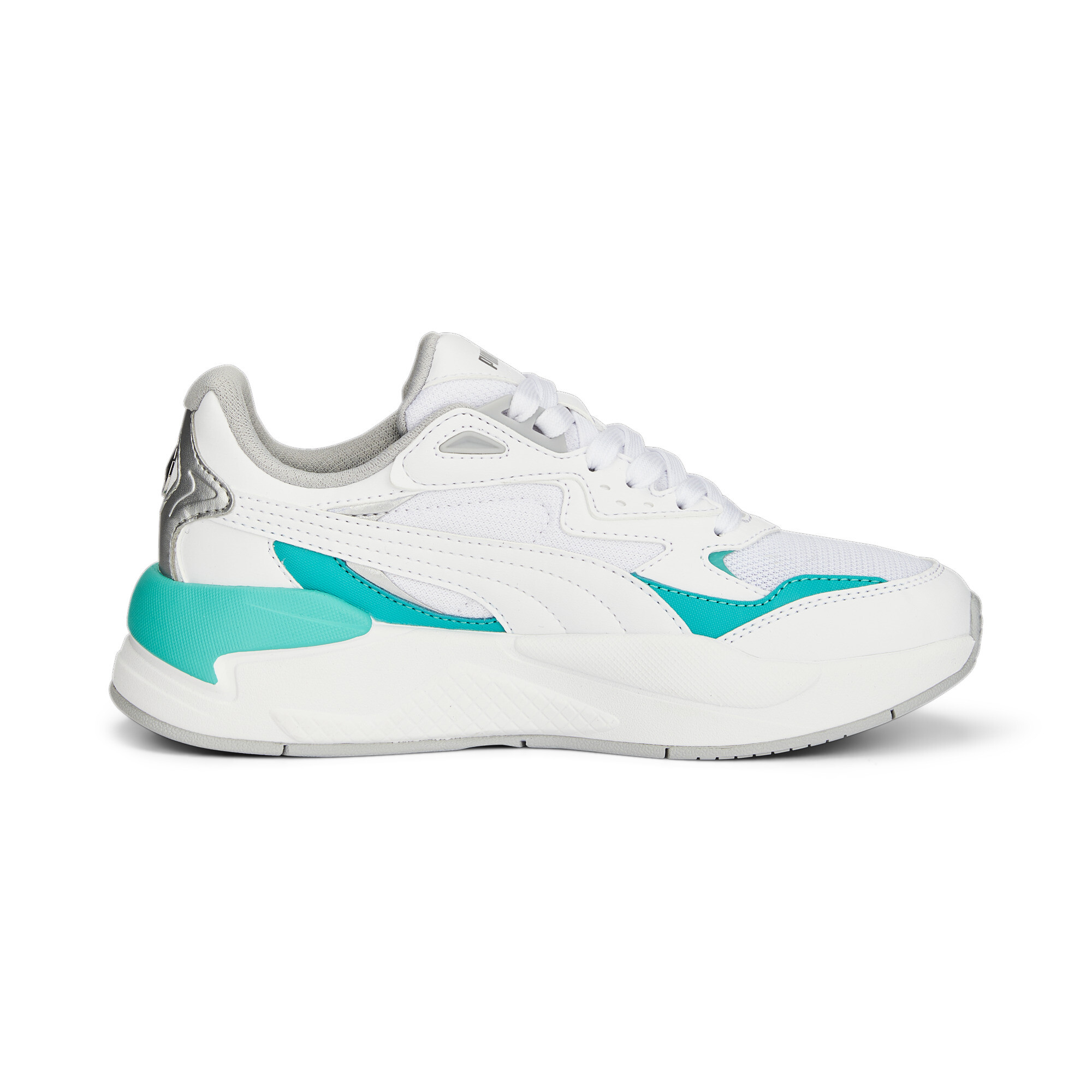 PUMA MERCEDES AMG X RAY SPEED PETRONAS F1 WHITE DRIVING RACING ATHLETIC  SHOES