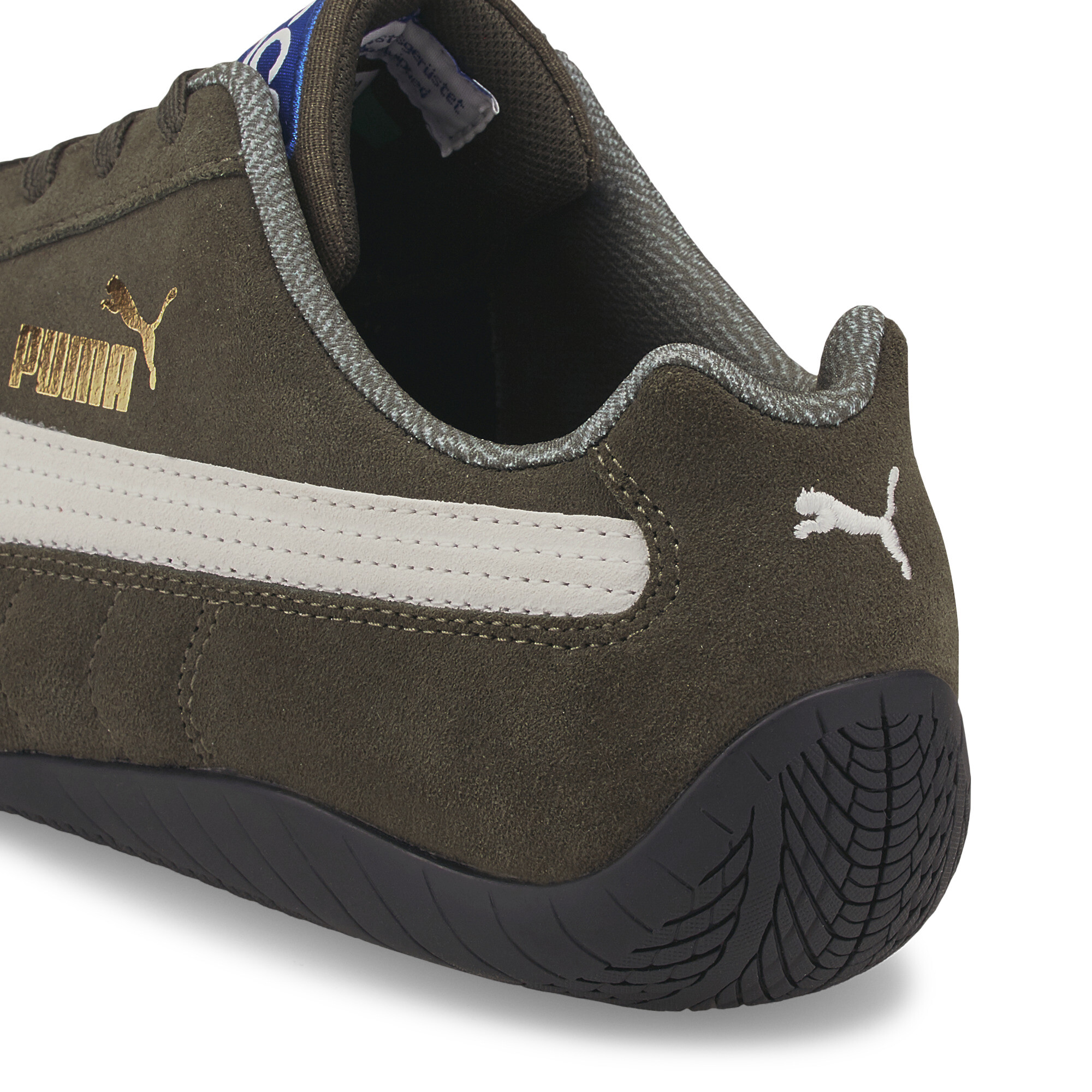 PUMA Speedcat OG+ Sparco motorsportschoenen voor Dames, Groen/Wit