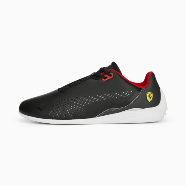 Scuderia Ferrari Drift Cat Decima Motorsport Shoes, PUMA Black-PUMA White-Asphalt, large-ZAF