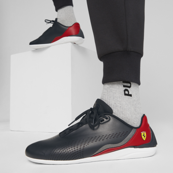 Scuderia Ferrari Drift Cat Decima Motorsport Shoes, PUMA Black-Rosso Corsa-PUMA White, large-ZAF