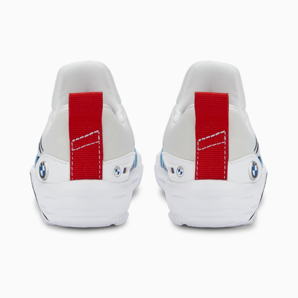 Tenis de automovilismo BMW M Motorsport Bao Kart para bebés, Puma White-Puma Black-Estate Blue, large-MEX