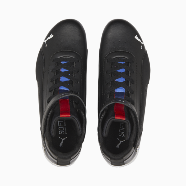 BMW M Motorsport Neo Cat Mid Motorsport Shoes, Puma Black-Puma Black, large-ZAF