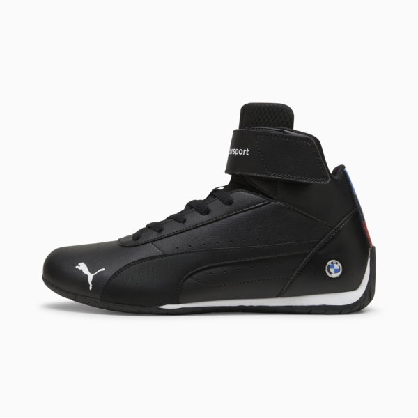 BMW M Motorsport Neo Cat Mid Motorsport Shoes, PUMA Black-PUMA White-Pop Red, large-ZAF