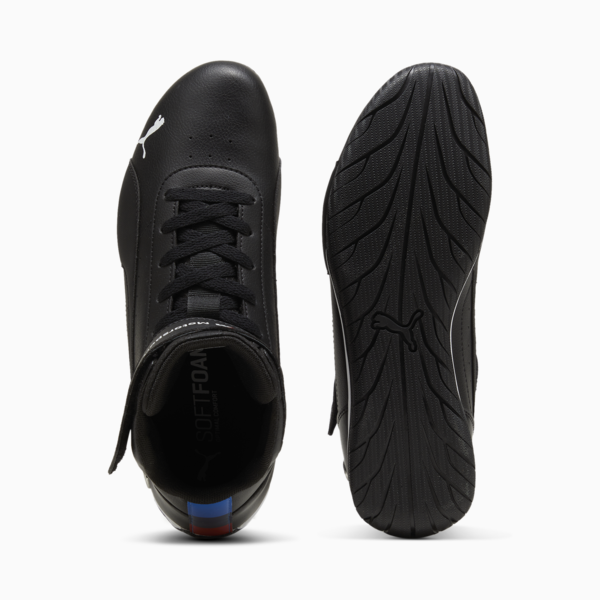 BMW M Motorsport Neo Cat Mid Motorsport Shoes, PUMA Black-PUMA White-Pop Red, large-ZAF