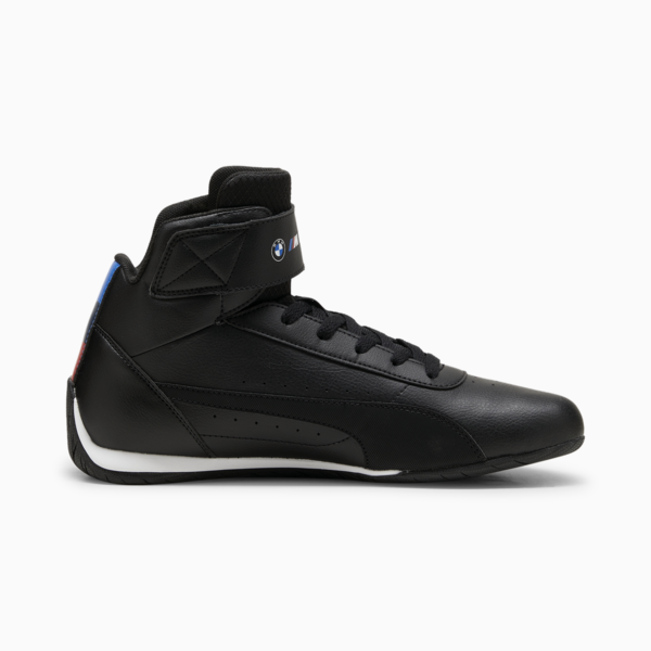 BMW M Motorsport Neo Cat Mid Motorsport Shoes, PUMA Black-PUMA White-Pop Red, large-ZAF