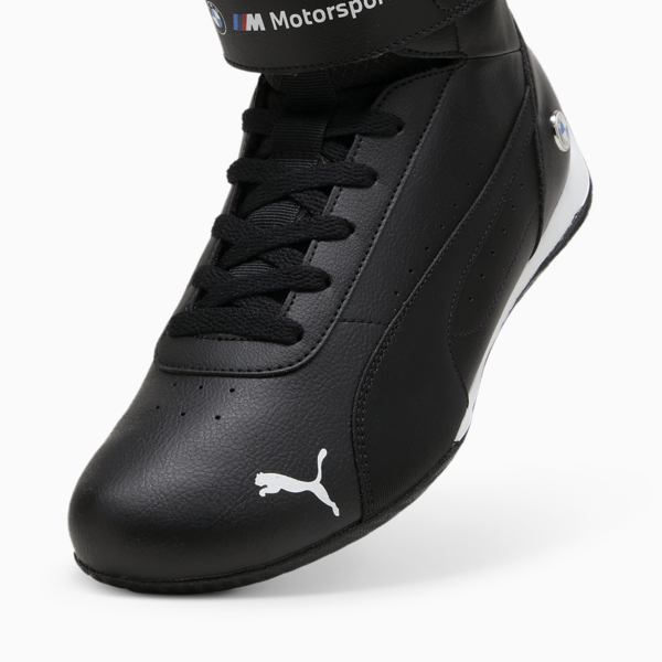 BMW M Motorsport Neo Cat Mid Motorsport Shoes, PUMA Black-PUMA White-Pop Red, large-ZAF