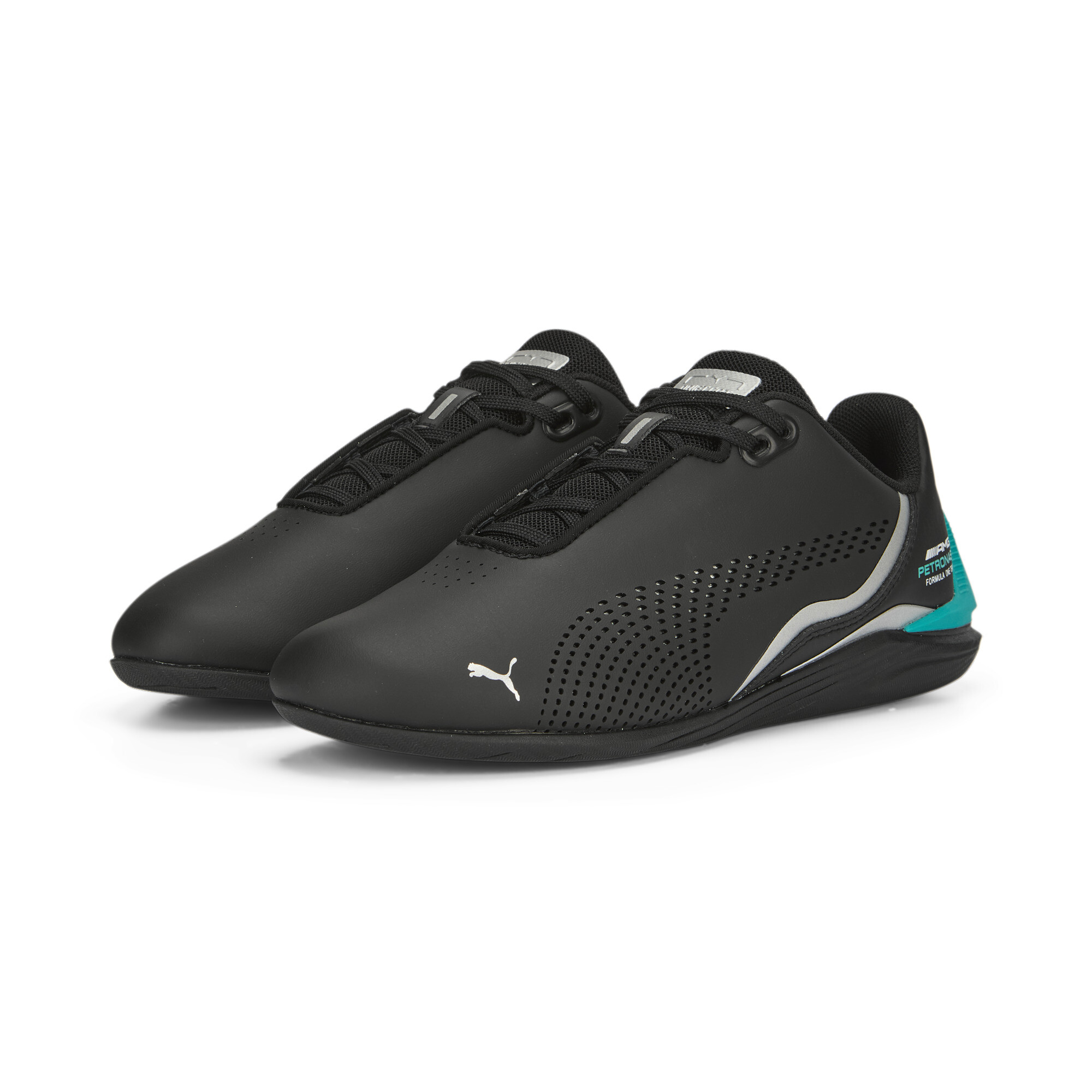 Puma Mercedes-AMG Petronas Formula 1® Drift Cat Decima Motorsport Shoes Youth, Black, Size 35.5, Shoes