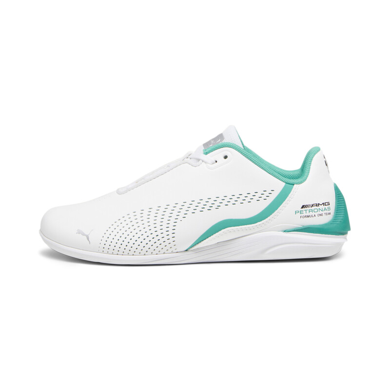 

PUMA Mercedes AMG Petronas Formula 1 Drift Cat Decima Youth Sneakers, White/gray/green