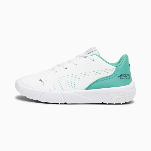 Tenis infantiles Mercedes-AMG Petronas Fórmula 1 Drift Cat Decima, PUMA White-Spectra Green, large-MEX