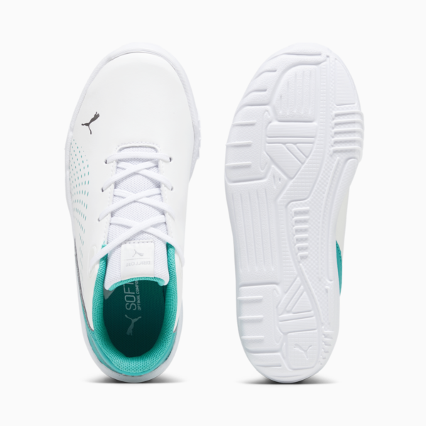 Tenis infantiles Mercedes-AMG Petronas Fórmula 1 Drift Cat Decima, PUMA White-Spectra Green, large-MEX