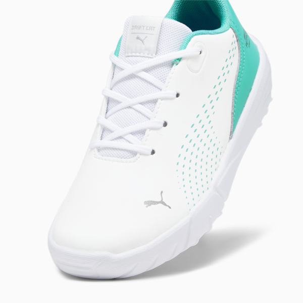 Tenis infantiles Mercedes-AMG Petronas Fórmula 1 Drift Cat Decima, PUMA White-Spectra Green, large-MEX