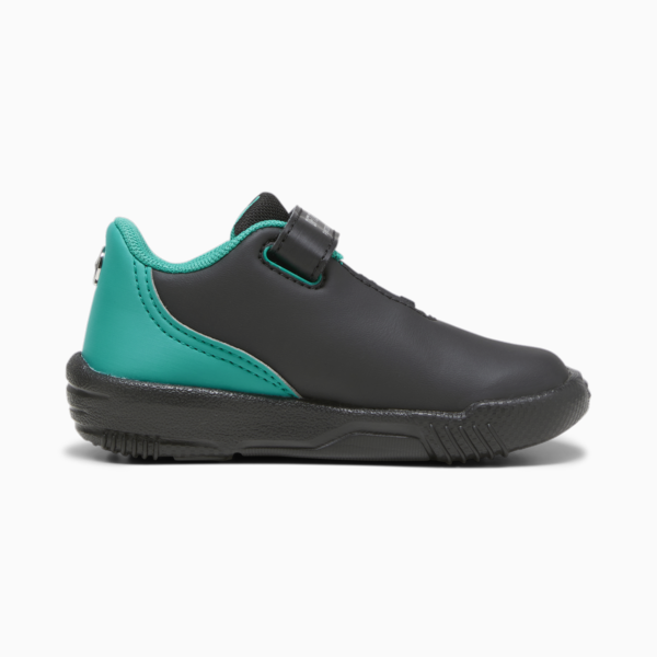 Mercedes-AMG Petronas Drift Cat Decima Toddlers' Motorsport Shoes, PUMA Black-Spectra Green, large-ZAF