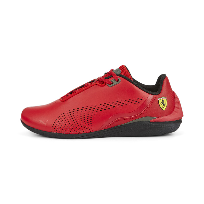 Kids PUMA Ferrari Drift Cat Decima Youth Motorsport Sneakers in Black Red size 12 Y