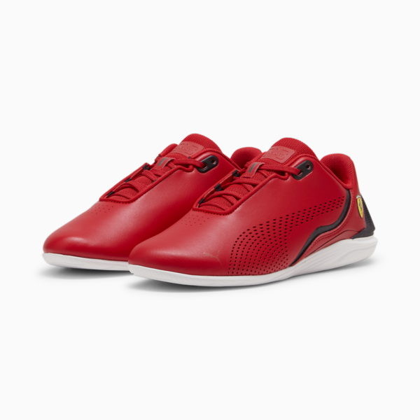Scuderia Ferrari Drift Cat Decima Motorsport Shoes Youth, Rosso Corsa-PUMA Black, large-ZAF