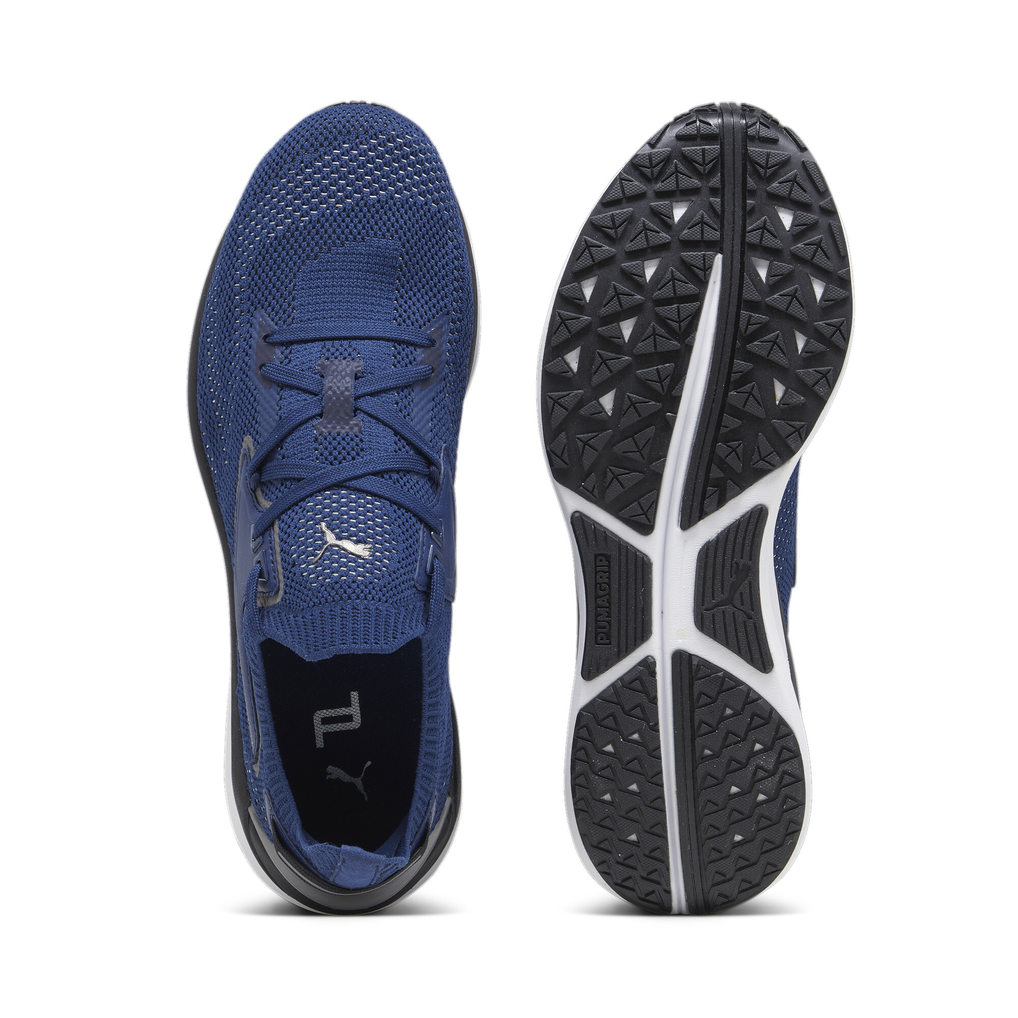 Men's Puma Porsche Design Evoknit Trainer II Motorsport Shoes, Blue, Size 40.5, Shoes
