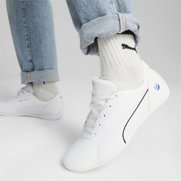 BMW M Motorsport Neo Cat Motorsport Shoes, PUMA White-PUMA White-PUMA Black, large-ZAF