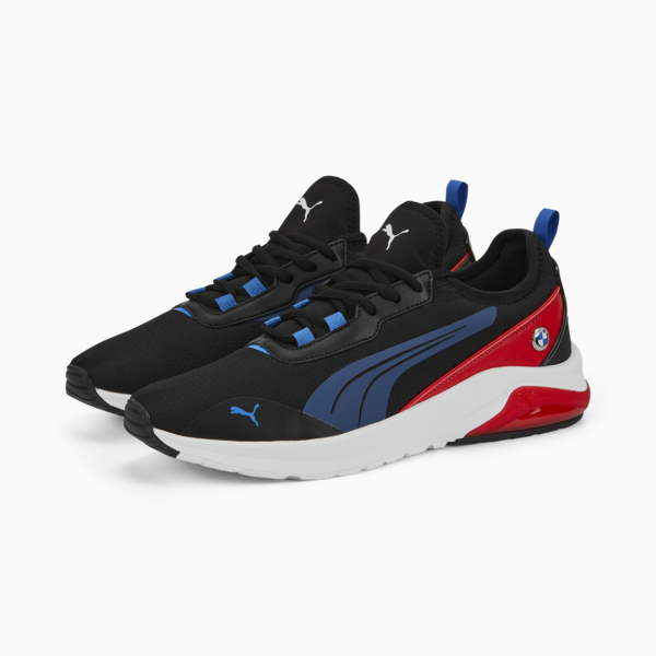 BMW M Motorsport Electron E Motorsport Shoes, Puma Black-Estate Blue, large-MEX