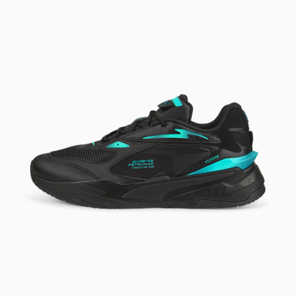 Mercedes-AMG Petronas Motorsport Metal Energy RS-Fast Sneakers, Puma Black-Spectra Green, large-ZAF