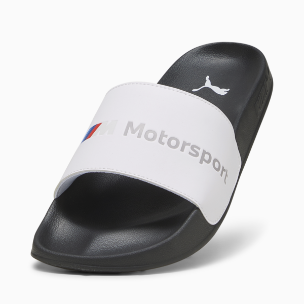 Ojotas BMW MMS Logo Leadcat 2.0, PUMA White-PUMA Black, large-ARG