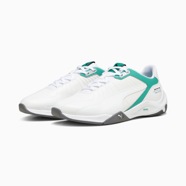 Mercedes-AMG Petronas F1 Kart Cat RL NITRO Motorsport Sneakers, PUMA White-Spectra Green-Mercedes Team Silver, large-MEX