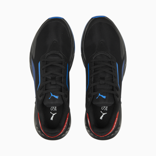 BMW M Motorsport Tiburion Logo Motorsport Sneakers, PUMA Black-Pro Blue-Pop Red, large-ZAF