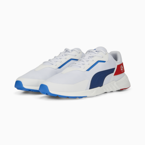 Zapatillas BMW M Motorsport Tiburion Logo, PUMA White-Pro Blue-Pop Red, large-ARG