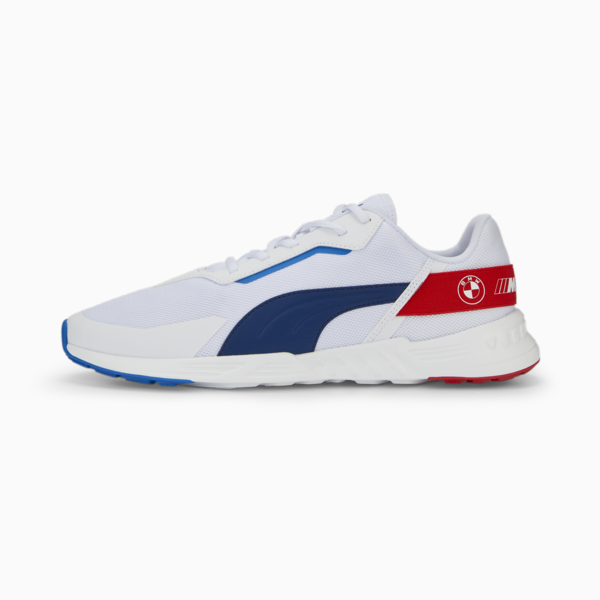 Zapatillas BMW M Motorsport Tiburion Logo, PUMA White-Pro Blue-Pop Red, large-ARG