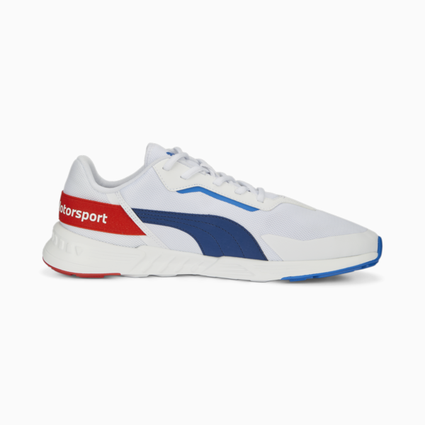 Zapatillas BMW M Motorsport Tiburion Logo, PUMA White-Pro Blue-Pop Red, large-ARG