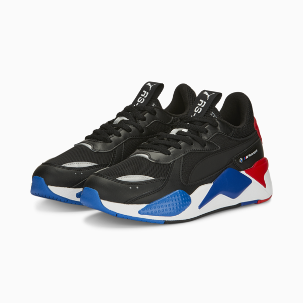 Zapatillas automovilísticas BMW M Motorsport RS-X, PUMA Black-Pop Red, large-ARG