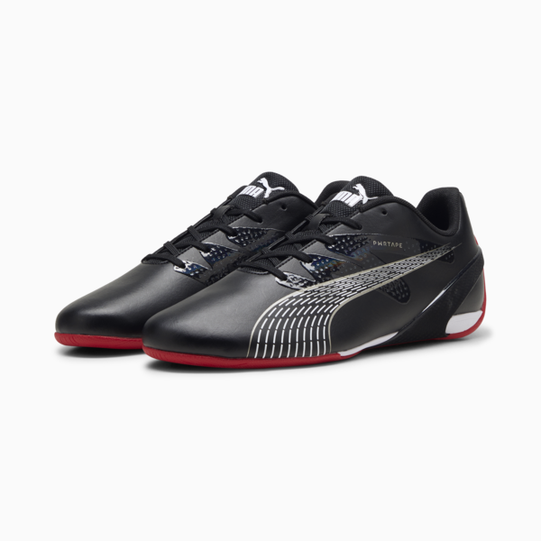 Scuderia Ferrari Carbon Cat Driving Shoes, PUMA Black-PUMA White-Rosso Corsa, large-ZAF
