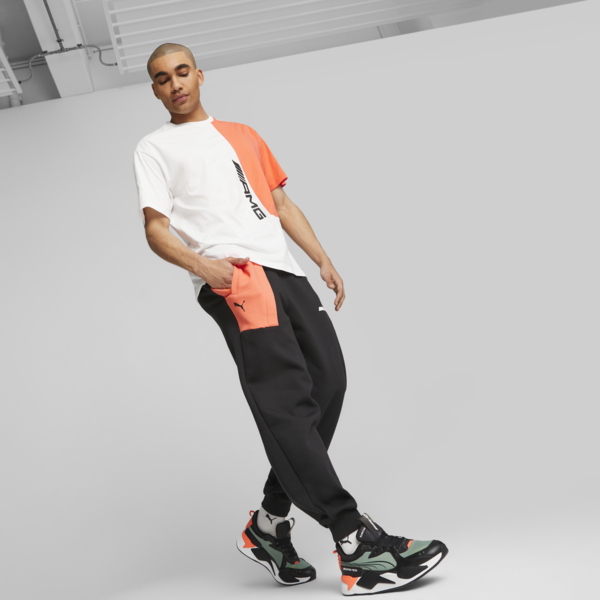 Mercedes-AMG Motorsport RS-X Motorsport Shoes, PUMA Black-Dusty Green-Neon Sun, large-ZAF