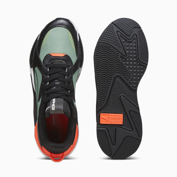Mercedes-AMG Motorsport RS-X Motorsport Shoes, PUMA Black-Dusty Green-Neon Sun, large-ZAF