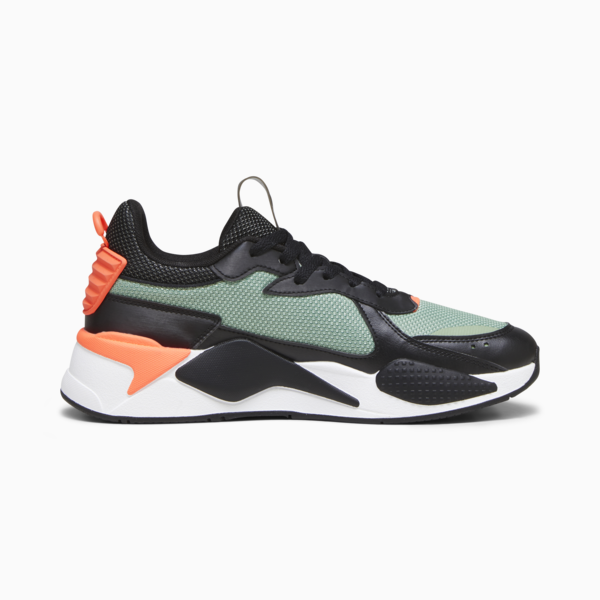 Mercedes-AMG Motorsport RS-X Motorsport Shoes, PUMA Black-Dusty Green-Neon Sun, large-ZAF