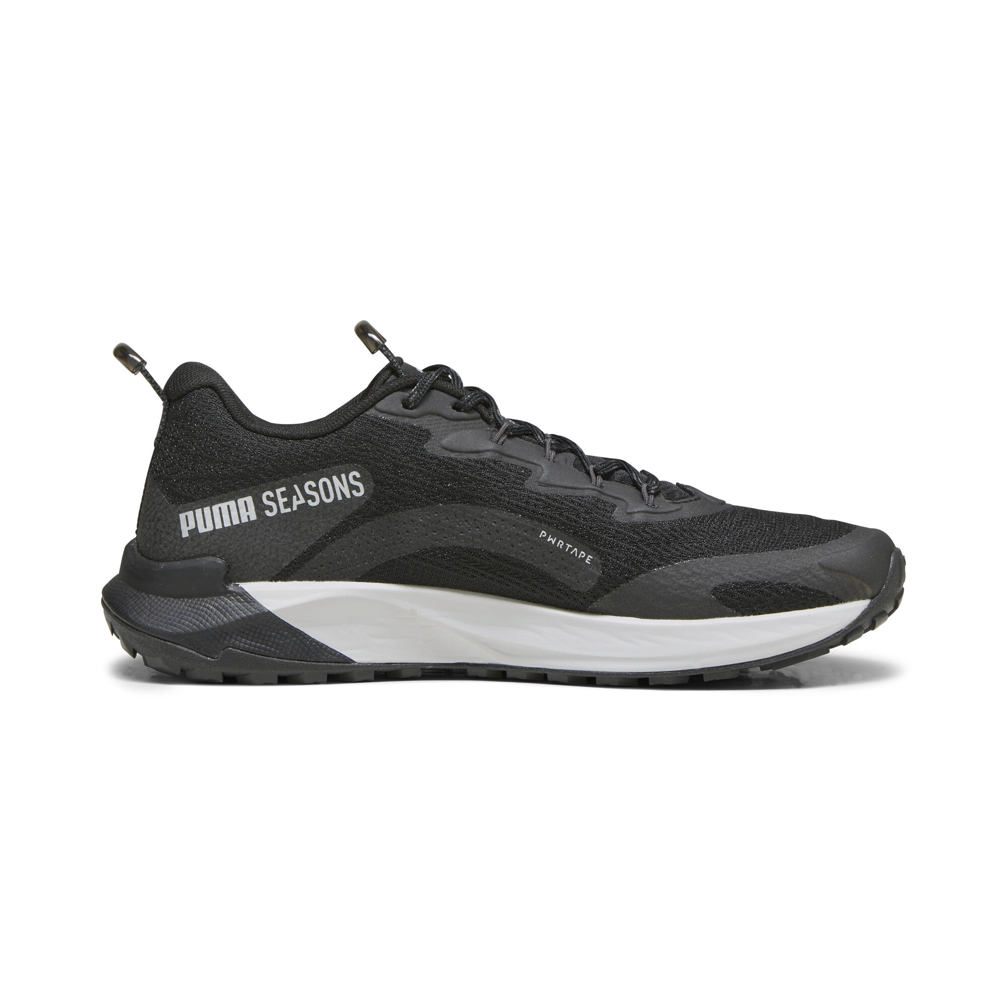 Men's PUMA Fast-Trac NITRO 2 Trail Running Shoes In Black, Size EU 44